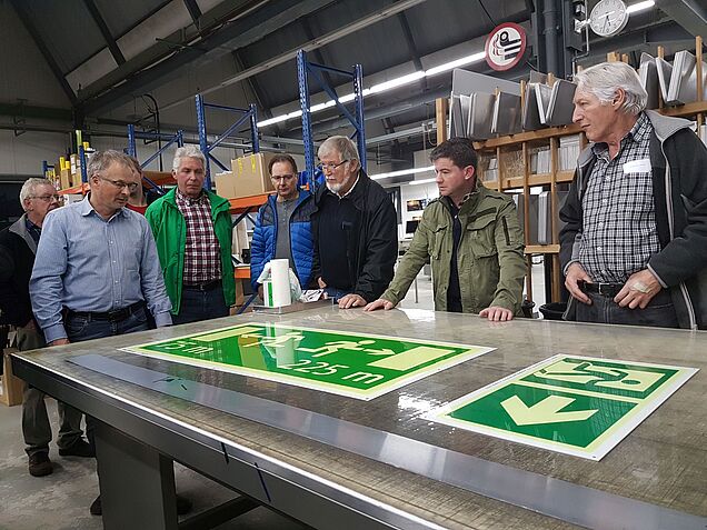 Besuch bei der Firma "Walter Signaltechnik" anlässlich der Herbstversammlung Agrotec Thurgau