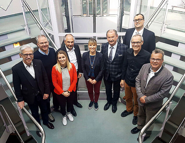 En février, la représentation commune a été décidée lors de la réunion de constitution de metal.suisse: d.g.à.d. Marc Harzenmoser (SVS), Patrick Fus (Metaltec Suisse), Myriam Spinnler (SZS), Stephan Grau (SZS), Diana Gutjahr (Stahlpromotion Schwei